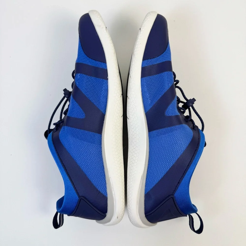 Lands’ End Women’s Water Shoes Blue Mesh Quick Lace Slip On Sneakers Size 9